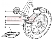 PIAGGIO Rear wheel