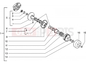 Driven pulley - Piaggio Skr City