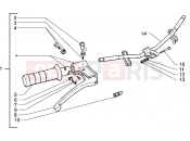 Handlebars component parts - Piaggio Skr City