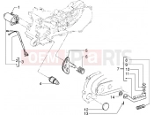 Starting motor-starter lever - Piaggio Skr City