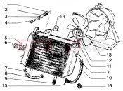 PIAGGIO Coolant radiator