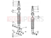 PIAGGIO Rear dampers