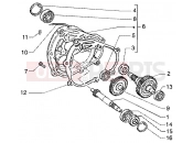PIAGGIO Rear wheel shaft