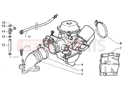 Carburettor - Piaggio Super Hexagon GTX 180
