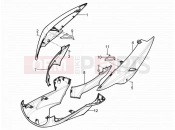 PIAGGIO Typhoon 125 4T 2V Side cover - Spoiler