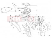 PIAGGIO Typhoon 125 4T 2V Rear cover - Splash guard