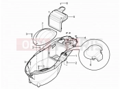 PIAGGIO Typhoon 125 4T 2V (USA) Helmet huosing - Undersaddle