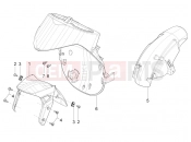 PIAGGIO Typhoon 125 4T 2V (USA) Wheel huosing - Mudguard