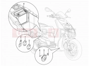PIAGGIO Typhoon 125 4T 2V (USA) Remote control switches - Battery - Horn