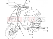 PIAGGIO Transmissions-rear brake-speedometer (kms)