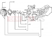 PIAGGIO Cylinder-piston-wrist pin, assy