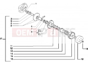 PIAGGIO Driven pulley