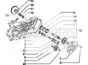 PIAGGIO Rear wheel shaft