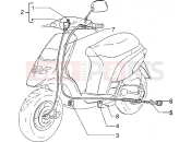 PIAGGIO Transmissions-rear brake-speedometer (kms)