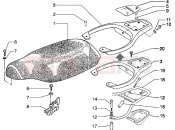 PIAGGIO Saddle-Rear carrier