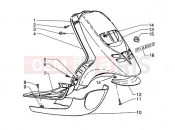 PIAGGIO FRONT SHIELD-FOOT BOARD-SPOILER