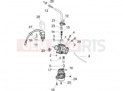 PIAGGIO Typhoon 50 2T Carburetor's components