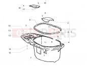 PIAGGIO Typhoon 50 2T Helmet huosing - Undersaddle