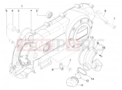 PIAGGIO Typhoon 50 4T 4V E2 (USA, CA) Crankcase cover - Crankcase cooling