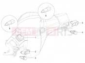 PIAGGIO Typhoon 50 4T 4V E2 (USA, CA) Selectors - Switches - Buttons