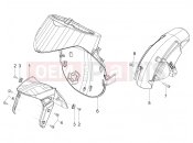 PIAGGIO Typhoon 50 4T 4V E2 (USA, CA) Wheel huosing - Mudguard