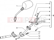 PIAGGIO Typhoon 50 2T MY 2004 Handlebars component parts