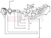 PIAGGIO Cylinder-piston-wrist pin, assy