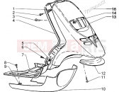 PIAGGIO Typhoon 50 XR 2T Front shield-Footboard-Spoiler