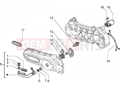 PIAGGIO Starting motor-starter lever