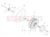 PIAGGIO X Evo 125 Front wheel