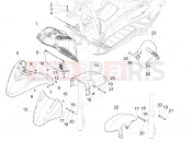 PIAGGIO X Evo 125 Wheel huosing - Mudguard