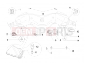 Selectors - Switches - Buttons - Piaggio X Evo 400 2009
