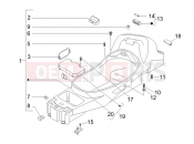 Helmet huosing - Undersaddle - Piaggio X Evo 400 2010