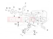 Rocking levers support unit - Piaggio X Evo 400 2010