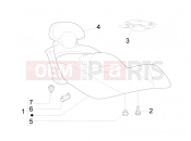 Saddle/seats - Piaggio X Evo 400 2010