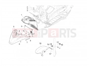 Wheel huosing - Mudguard - Piaggio X Evo 400 2010