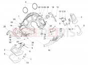 Front covers - Mudflaps - Piaggio X10 125 4V I.E. 2013