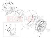 Rear wheel - Piaggio X10 125 4V I.E. 2013