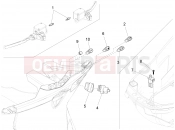 Selectors - Switches - Buttons - Piaggio X10 125 4V I.E. 2013