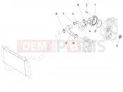 Cooler pump - Piaggio X10 125 4V I.E. 2014