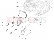 Cylinder head cover - Piaggio X10 125 4V I.E. 2014