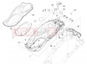 Helmet huosing - Undersaddle - Piaggio X10 125 4V I.E. 2014
