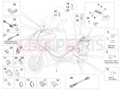 Main cable harness - Piaggio X10 125 4V I.E. 2014