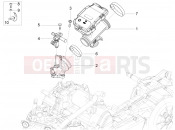 Throttle body - Injector - Induction joint - Piaggio X10 125 4V I.E. 2014