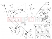 PIAGGIO X10 125 4V I.E. Brakes pipes - Calipers