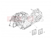 PIAGGIO X10 125 4V I.E. Engine, assembly