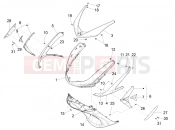 PIAGGIO X10 125 4V I.E. Front shield