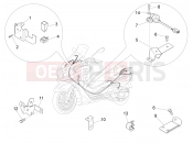PIAGGIO X10 350 4V I.E. Electrical system components
