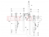PIAGGIO X10 350 4V I.E. Fork's components (Kayaba)