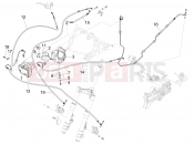 PIAGGIO X10 350 4V I.E. Brakes pipes - Calipers (ABS)